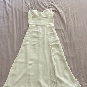 Reformation Juliette White Dress